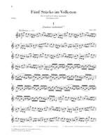 Robert Schumann: Five Pieces In Folk Style Op.102 - Violin Version Product Image