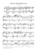 Franz Liszt: Second Petrarch Sonnet No.104 Product Image