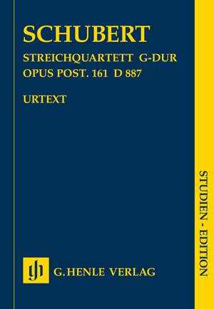 Franz Schubert: String Quartet In G Major Op. post. 161 D 887