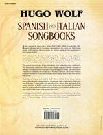 Hugo Wolf: Spanish and Italian Songbooks Product Image