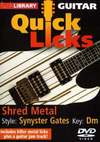 Jacob Luttrell: Guitar Quick Licks - Synyster Gates Shred Metal