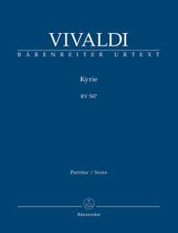 Vivaldi, A: Kyrie in G minor (RV 587) (L) (Urtext)