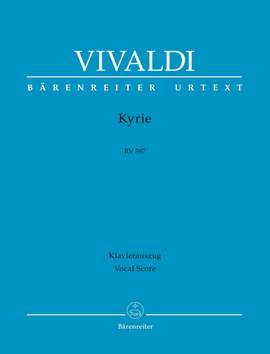 Vivaldi, A: Kyrie in G minor (RV 587) (L) (Urtext)