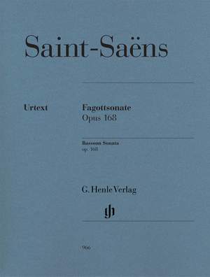Camille Saint-Saëns: Bassoon Sonata Op.168 Product Image