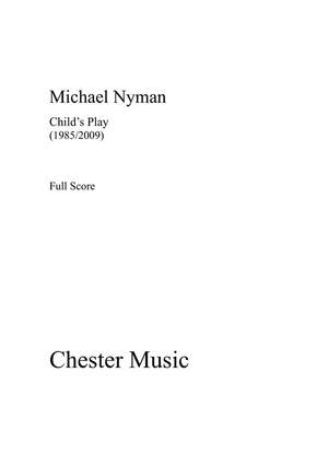 Michael Nyman: Child's Play