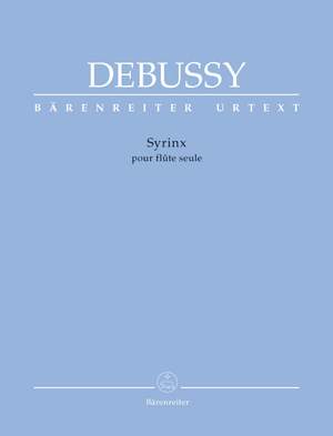 Debussy, Claude: Syrinx (Urtext)