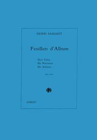 Sauguet, Henri: Feuillets d'album (piano)