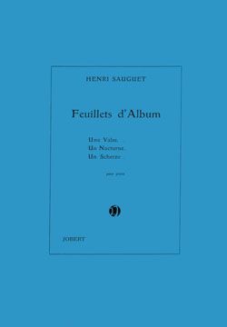 Sauguet, Henri: Feuillets d'album (piano)