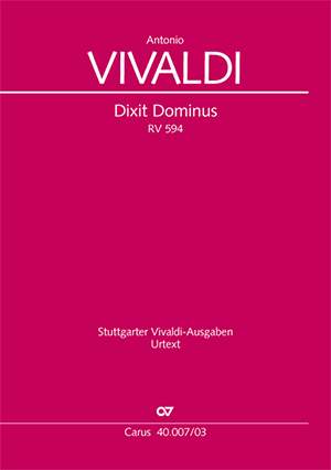 Vivaldi: Dixit Dominus RV594