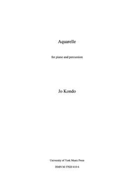 Jo Kondo: Aquarelle