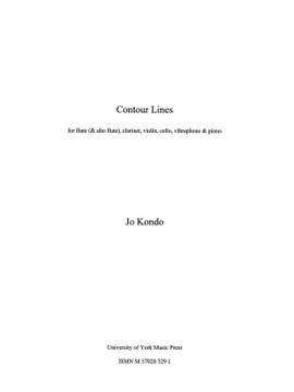 Jo Kondo: Contour Lines - Score