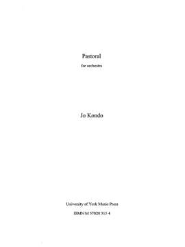 Jo Kondo: Pastoral