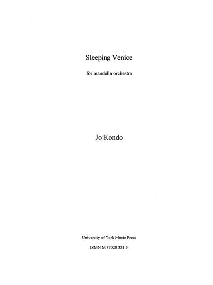 Jo Kondo: Sleeping Venice