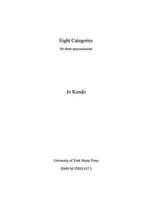 Jo Kondo: Eight Categories