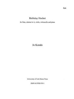 Jo Kondo: Birthday Hocket