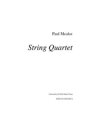 Paul Mealor: String Quartet