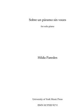 Hilda Paredes: Sobre un páramo sin voces