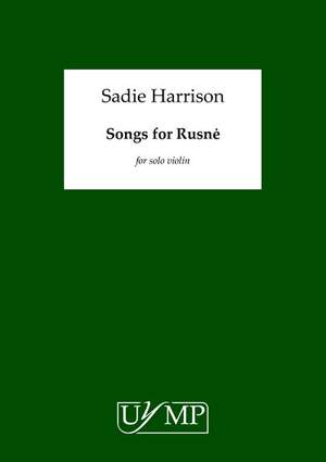 Sadie Harrison: Songs for Rusne