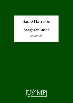 Sadie Harrison: Songs for Rusne