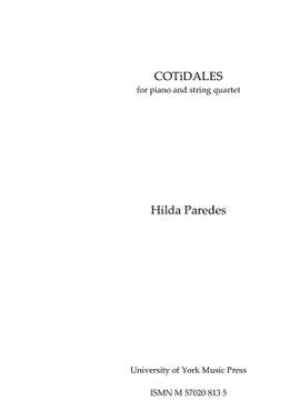 Hilda Paredes: Cotidales