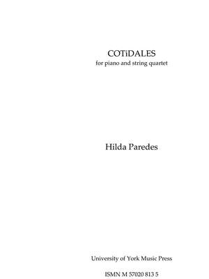 Hilda Paredes: Cotidales