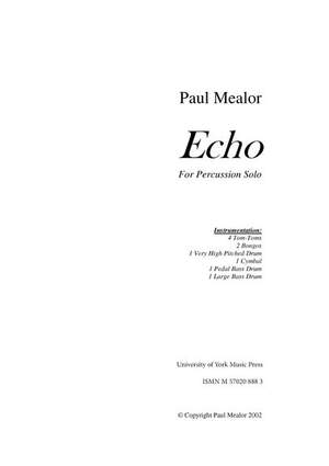 Paul Mealor: Echo
