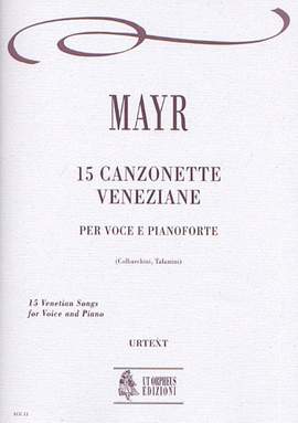 Mayr, J S: 15 Venetian Songs