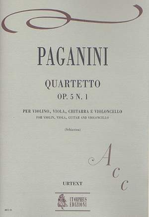 Paganini, N: Quartet op. 5/1