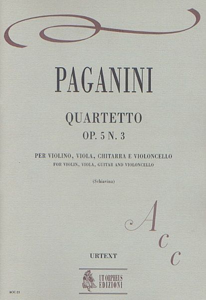 Paganini, N: Quartet op. 5/3
