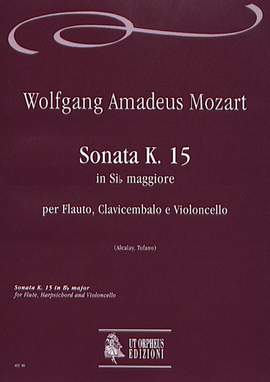 Mozart, W A: Sonata in B flat major B flat major KV 15