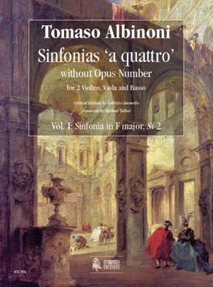 Albinoni, T: Sinfonias ‘a quattro’ without Opus number Vol. 1
