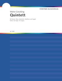Gieseking, W: Quintet B flat major