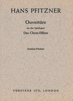 Pfitzner, H: Das Christ-Elflein op. 20
