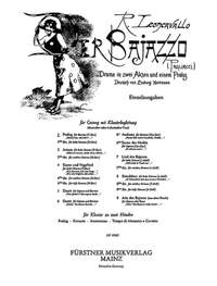 Leoncavallo, R: Prolog C major