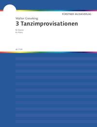 Gieseking, W: Three improvised dances