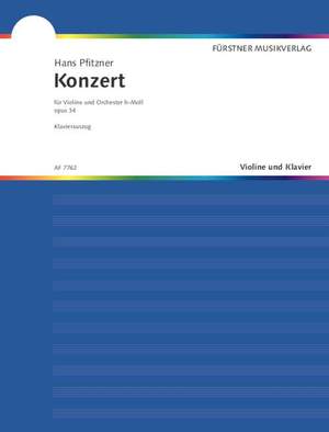 Pfitzner, H: Concerto in B Minor op. 34