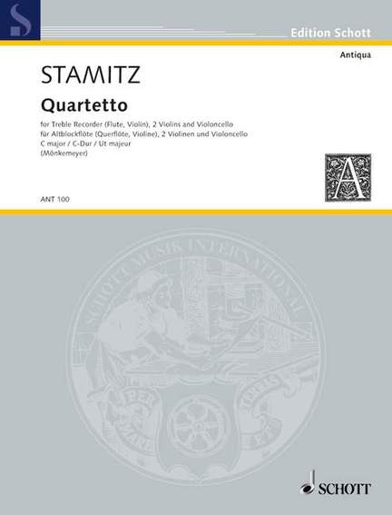 Stamitz, C P: Quartet C major C major