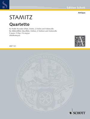 Stamitz, C P: Quartet F major