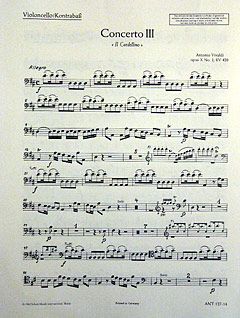 Vivaldi, A: Concerto No. 3 D major op. 10/3 RV 428/PV 155