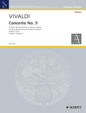 Vivaldi: Concerto No. 5 op. 10/5 RV 434/PV 262