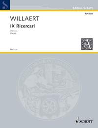 Willaert, A: IX Ricercari