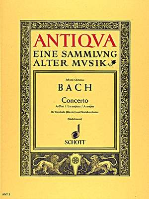Bach, J C: Concerto A Major