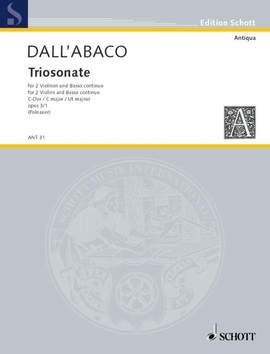Dall'Abaco, E F: Triosonata C Major C major op. 3/1