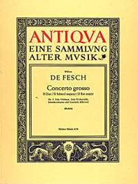 Fesch, W d: Concerto grosso B flat major