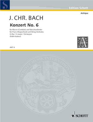 Bach, J C: Concerto No. 6 G Major