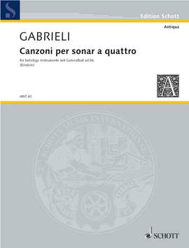 Gabrieli, G: Canzoni