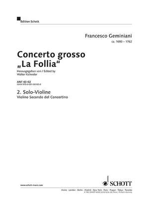 Geminiani, F: Concerto grosso