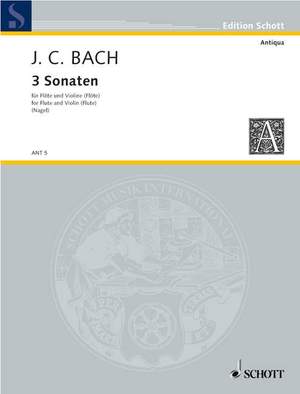 Bach, J C: Three Sonatas