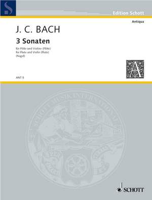 Bach, J C: 3 Sonaten