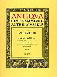 Valentine, R: Concerto Bb major